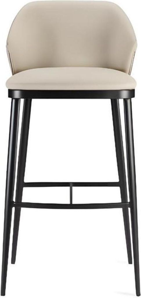 Stuhl Esszimmerstuhl Küchenstuhl Lederstuhl Holz Stoff Modern Beige Stuhl