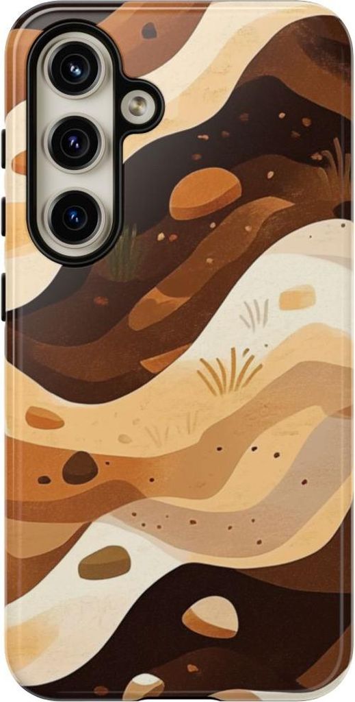 Erdige Schichten – Hülle Kompatibel mit Samsung Galaxy S24
