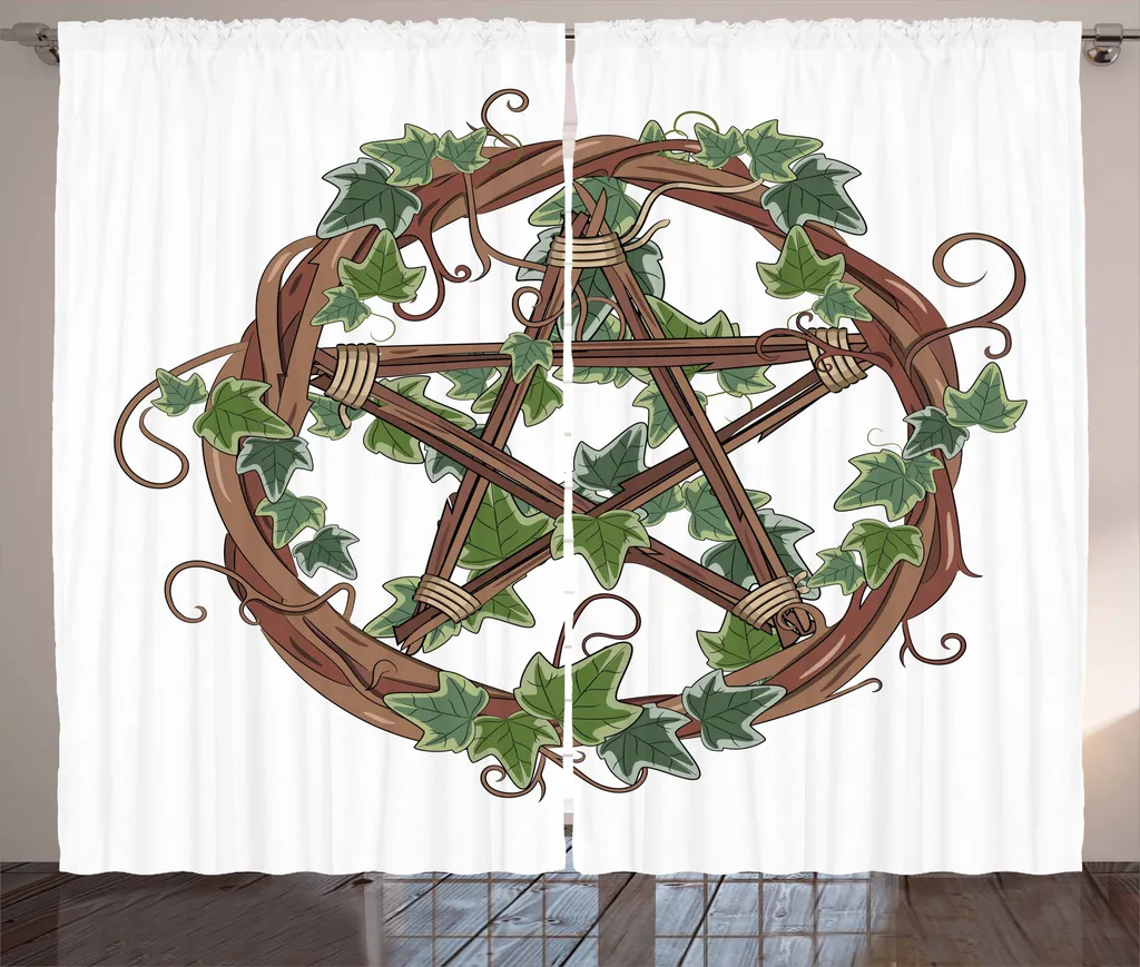 Idea Regalo Tenda Rustica Pentacolo Verde | Qualità ABAKUHAUS