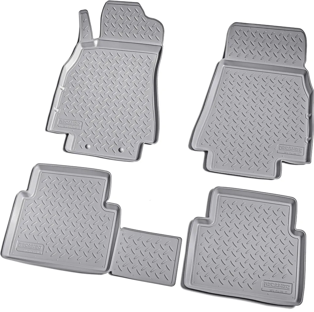 Tappetini 3D High-Tech Mercedes Classe A W169 2004-2012 Grigio TPE