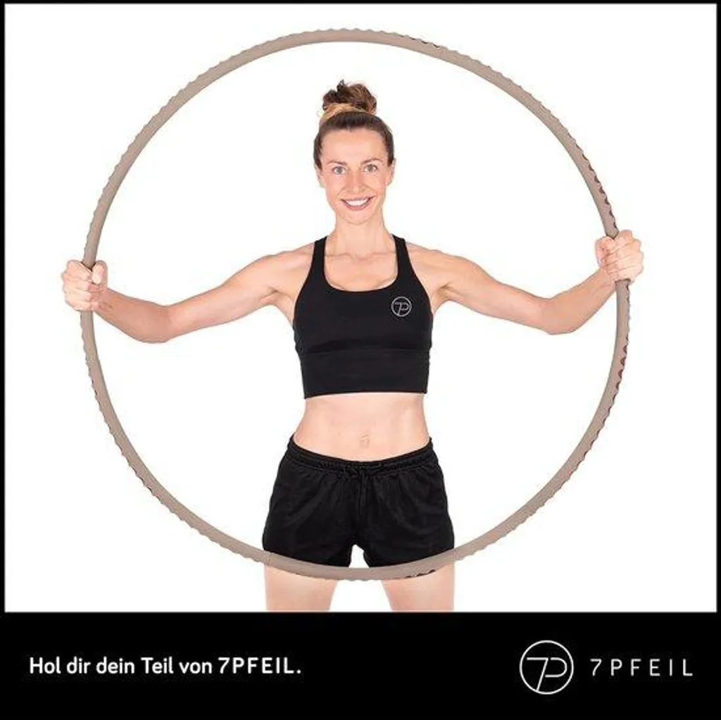 Hula Hoop Fitness Adulte 1,6 kg pour Ventre Plat et Taille Affinée