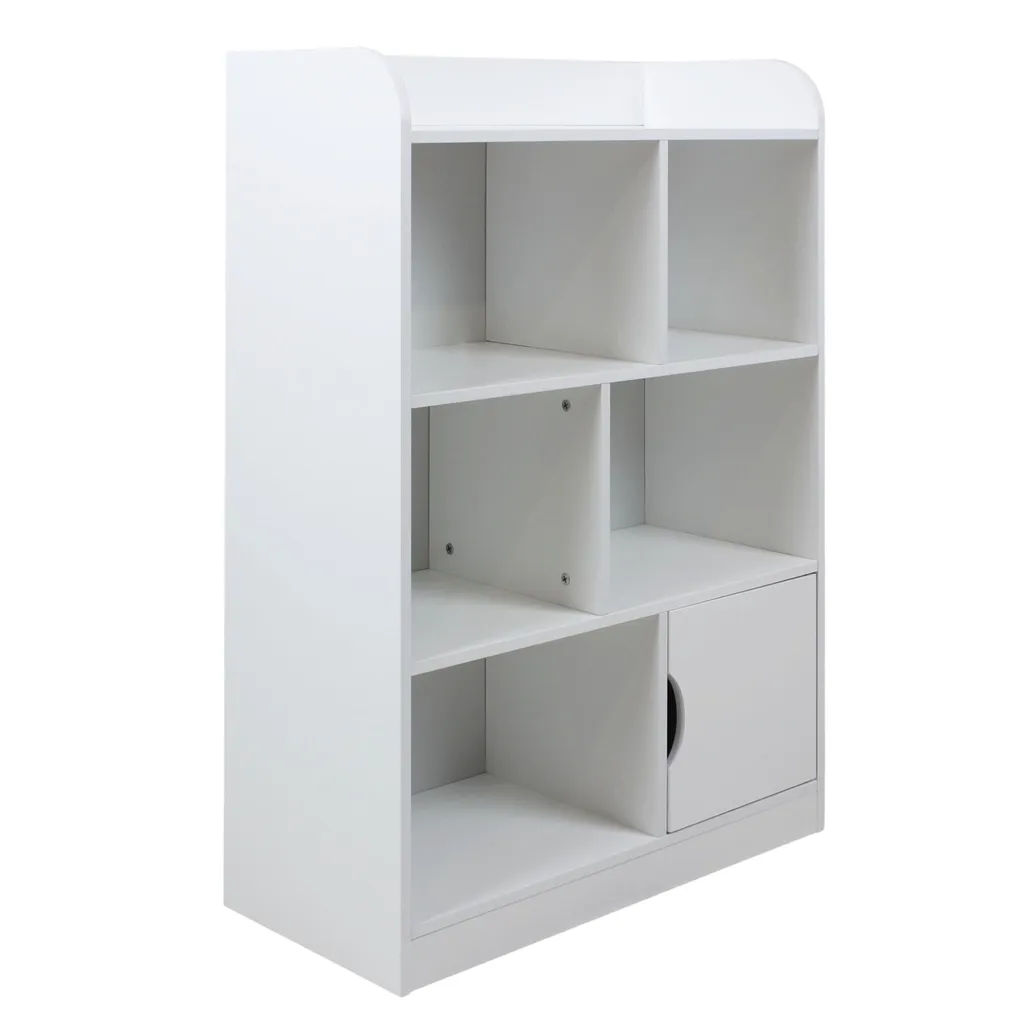 Étagère Stable Ginger Home Blanche pour Jouets - Sécurité Enfants 7 Cases