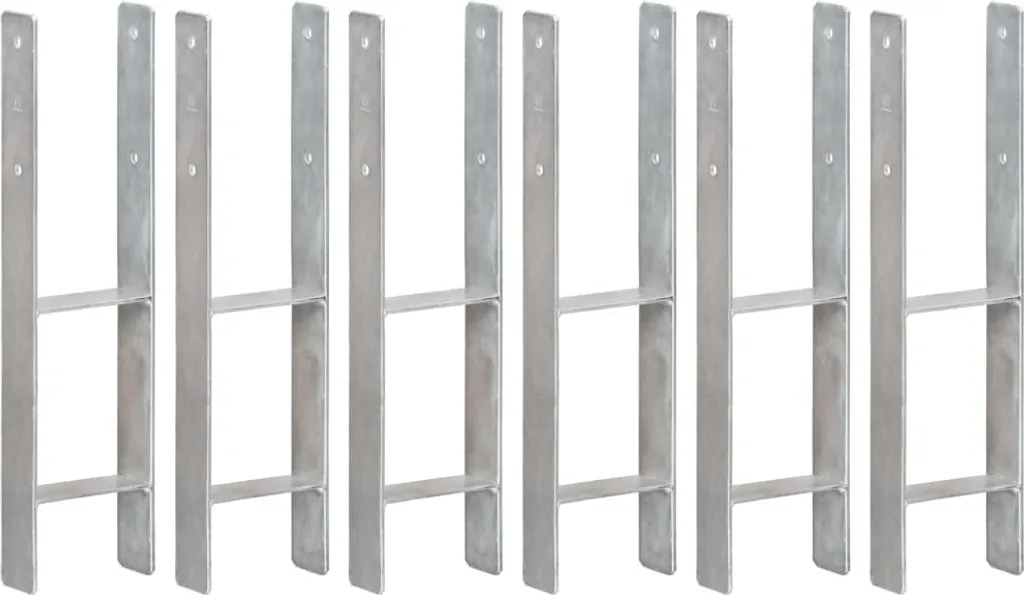 Ancrage de poteau à enfoncer 60 cm en acier pour clôture et jardin