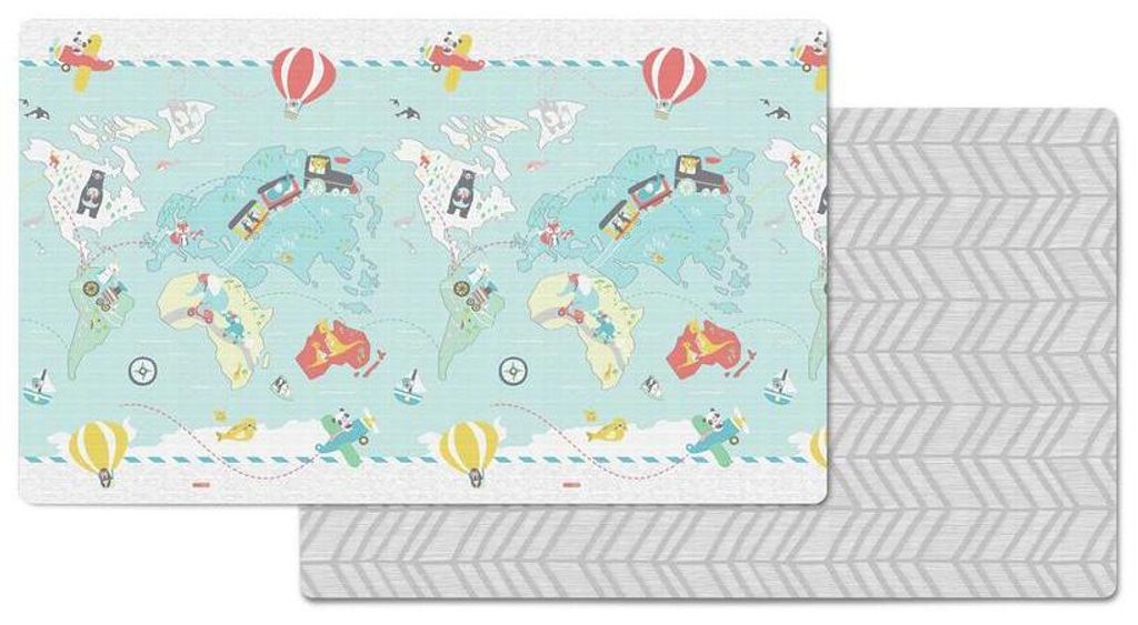 Skip Hop Spielmatte doppelseitig - Reversible Playmat Travellers Baby
