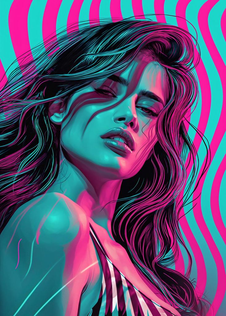 Plakat 25x35cm Neonblick