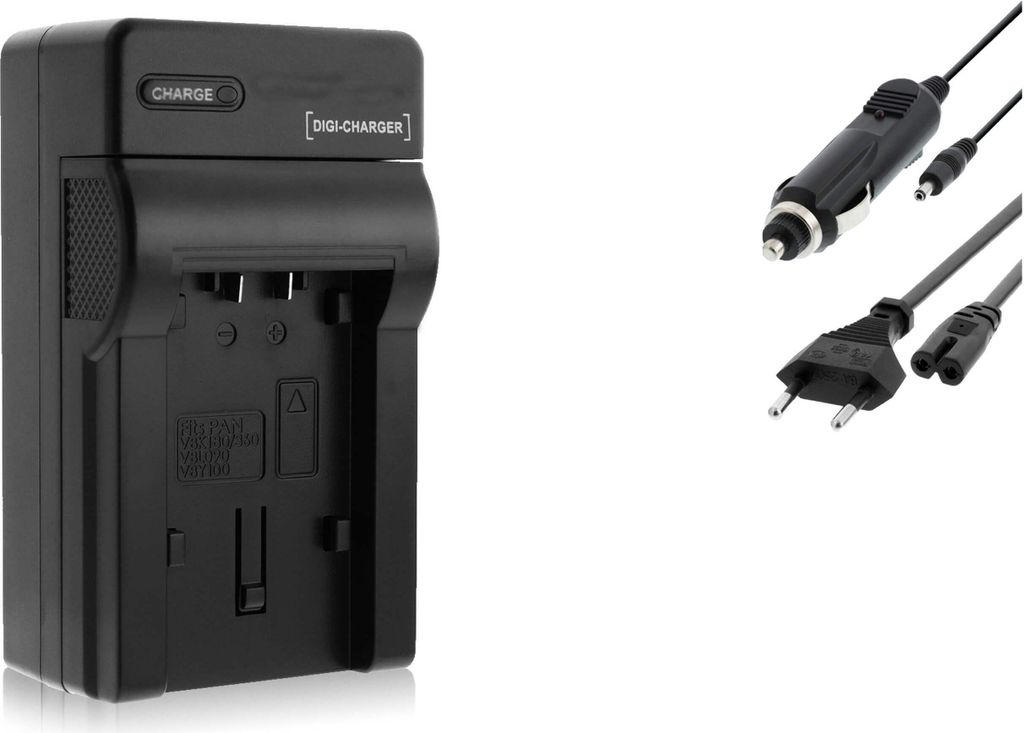 Ladegerät BLACK für Akku-Typ: Panasonic VW-VBK180