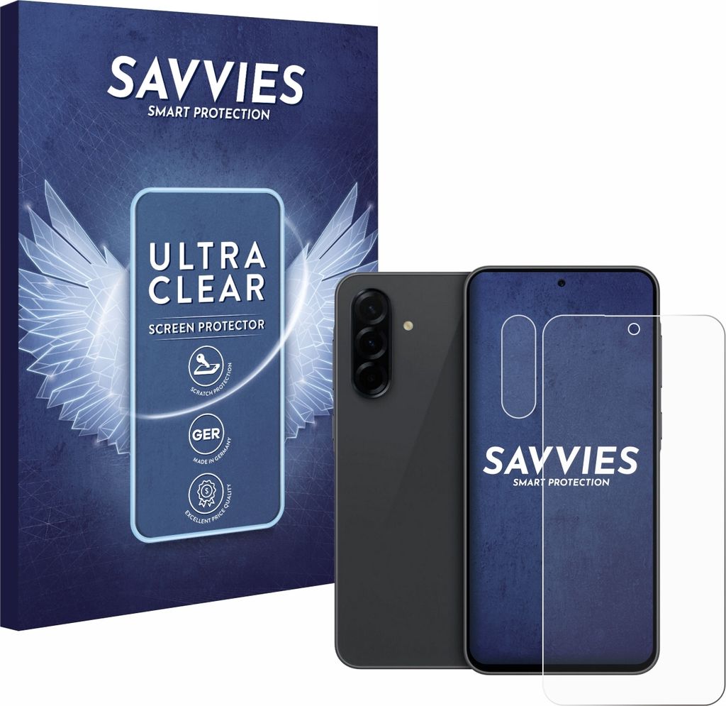 18x Für Samsung Galaxy A36 5G (Display+Kamera) Schutzfolie Savvies Displayschutz Display Schutz Folie Klar Transparent