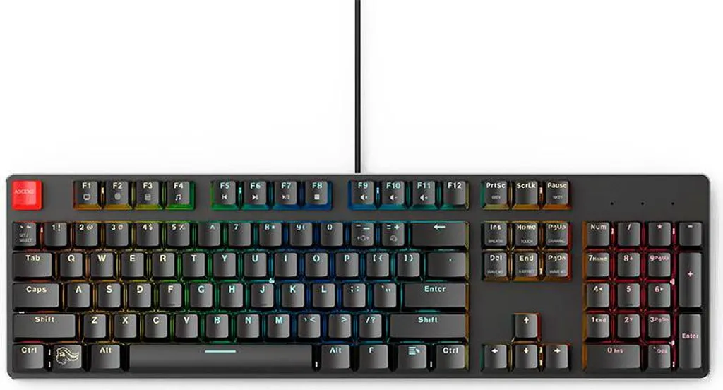 Clavier Mécanique 104 Touches GMMK Full-Size Gateron Brown Layout US RGB