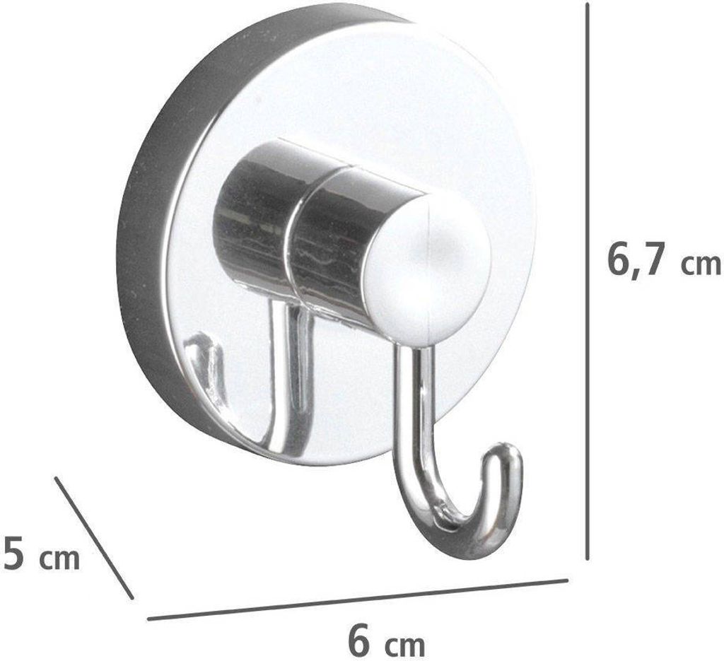 Wenko Vacuum Loc Badzubehör mit Saugnapf - 2 Stück Produktbild 