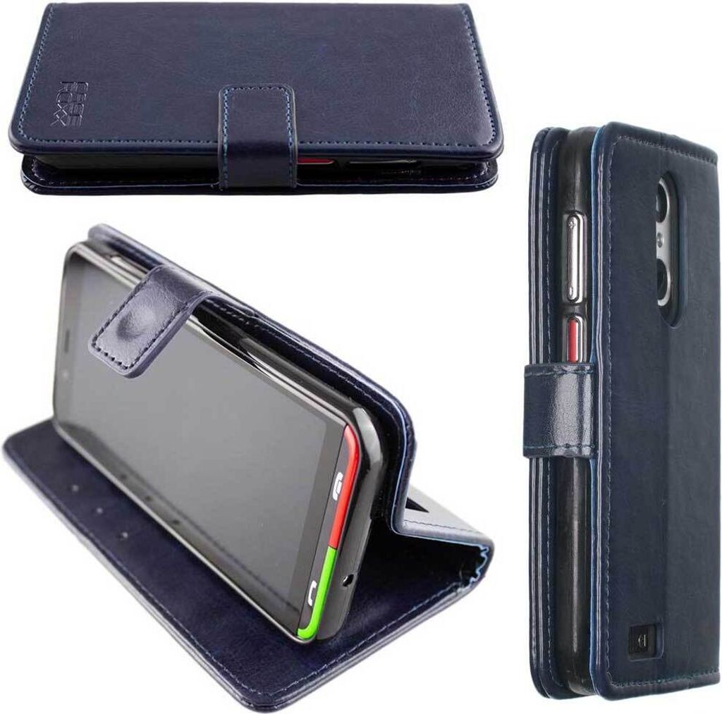 caseroxx Handy Hülle Tasche kompatibel mit Emporia Supereasy Bookstyle-Case Wallet Case