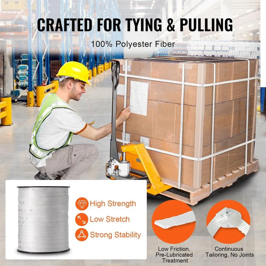Ruban de Tirage Anti-Coupure 2500 lbs, Solution pour Câbles et Conduits