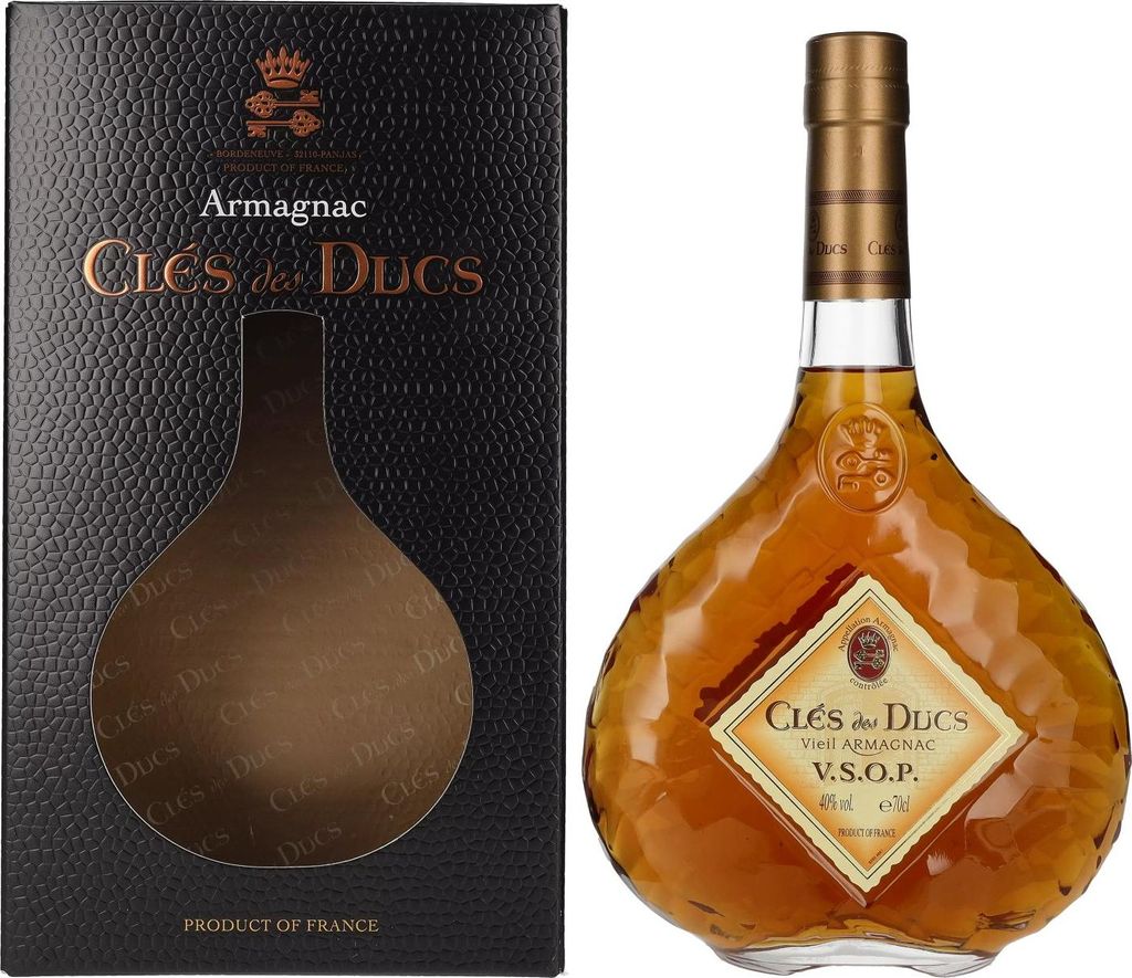 Clés des Ducs Vieil Armagnac V.S.O.P. 40% Vol. 0,7l en Image du produit 