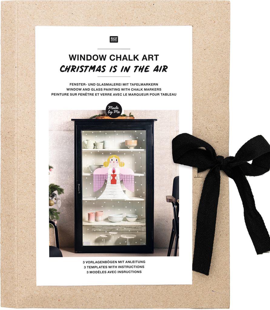 Vorlagenmappe Kreidemarker "Xmas in the air", 3 Bogen Produktbild 
