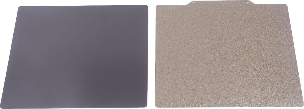 Doppelseitige, stark haftende Magnetgummiplatte aus Stahl für 3D-Drucker, passend für E12 und E16, 310 x 310 mm