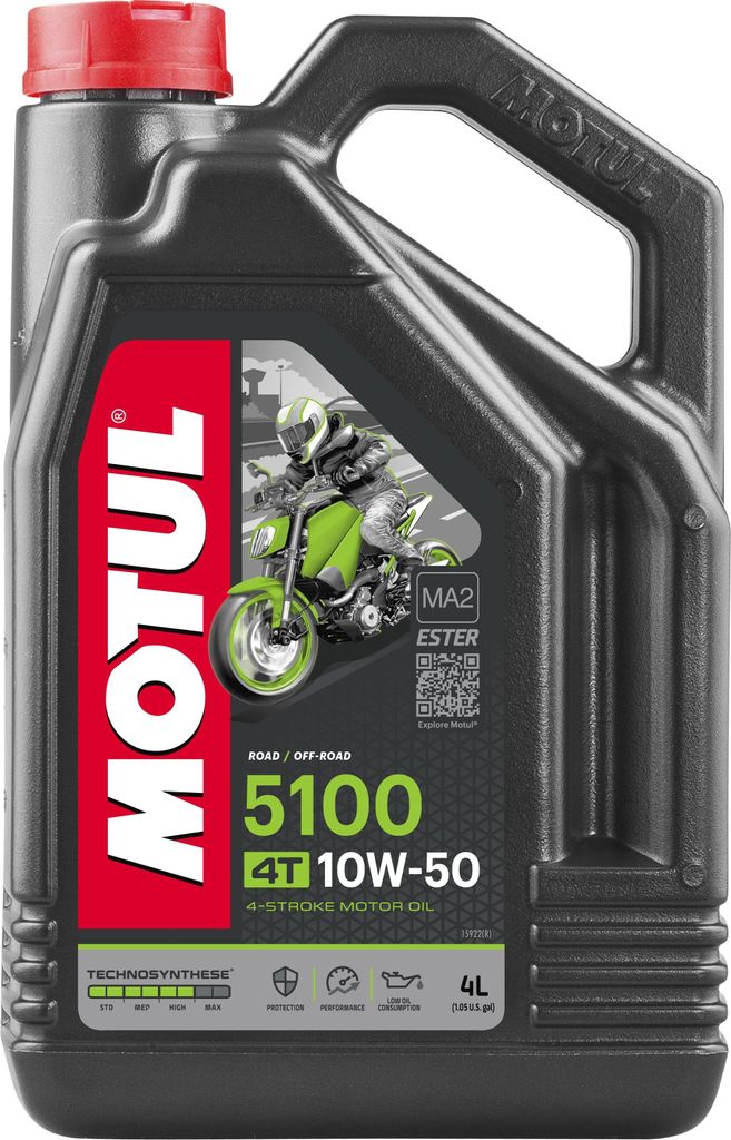 Motul 5100 10w50 4t Motoröl 4l Golden  Golden One Size Produktbild 