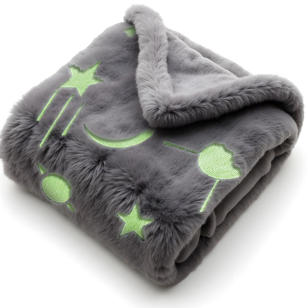 Coperta accogliente per bambini con stelle luminose Immagine del prodotto 