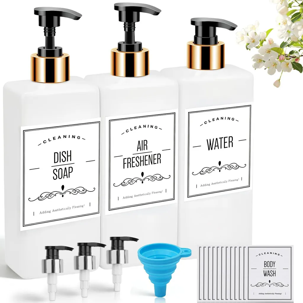 Dites adieu au désordre avec ces Distributeurs de Savon Rechargeables