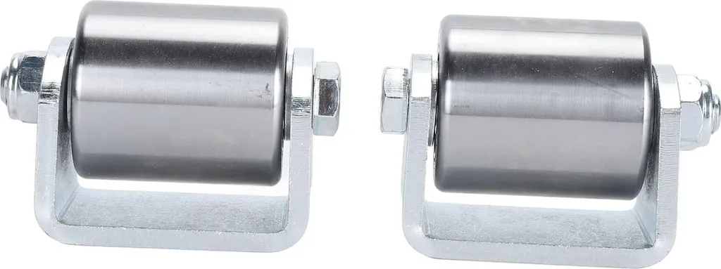 Coppia Ruote Skid Acciaio 2 Pollici per Rimorchio e Chassis RV