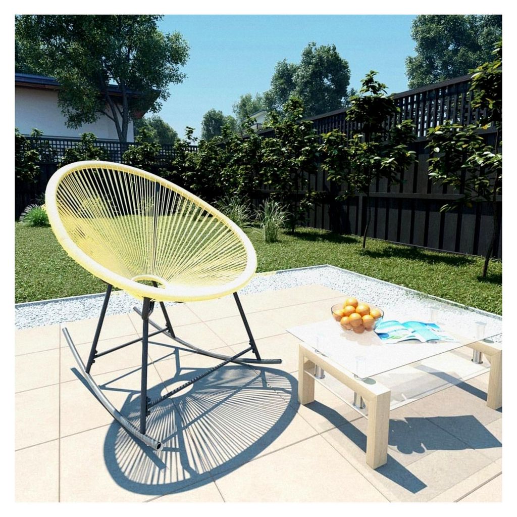 Outdoor Acapulco Stuhl Poly Rattan Beige