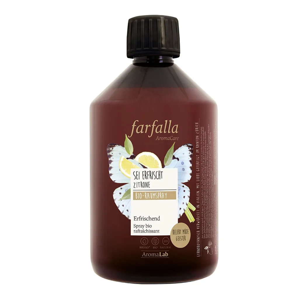 Air Frais Instantané : Recharge Spray d'Ambiance Citron 500ml anti-odeur