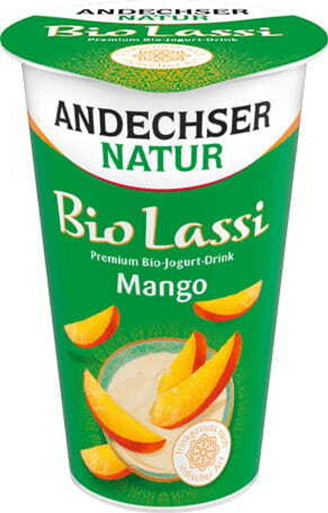 Andechser Natur Lassi Mango 3,5% -- 250g Produktbild 