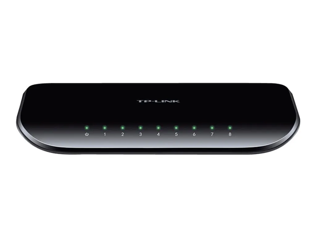 Switch Ethernet 8 Ports Gigabit pour Gaming et Télétravail Stable