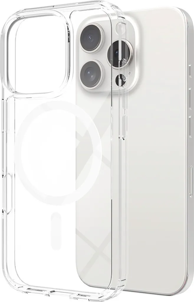 Custodia PEDEA MagCase per iPhone 16 Pro - MagSafe Trasparente 501600002