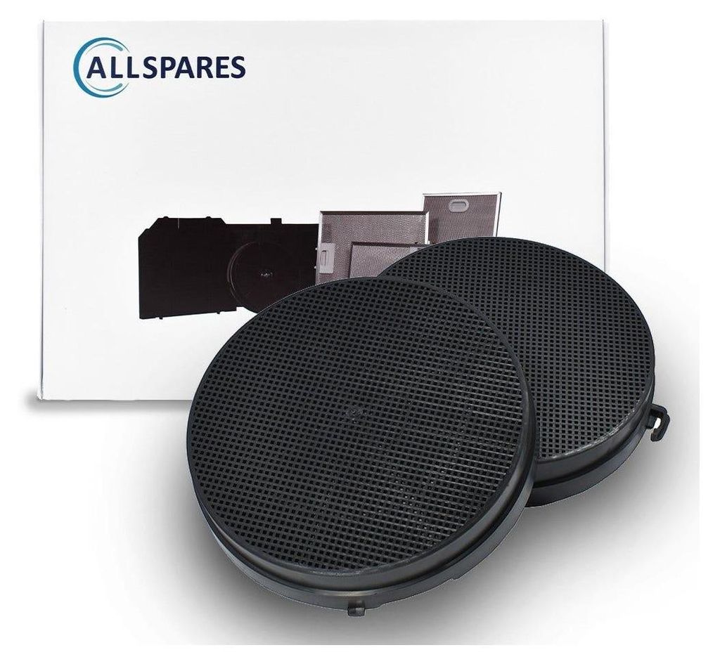 AllSpares Aktivkohlefilter (x2) für Dunstabzugshauben Produktbild 
