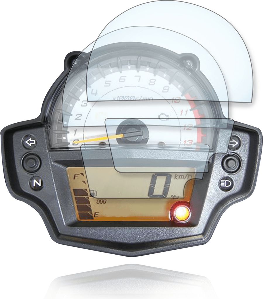 Kawasaki Versys 650 Tachoschutzfolie Displayschutzfolie 2x Ultra Clear