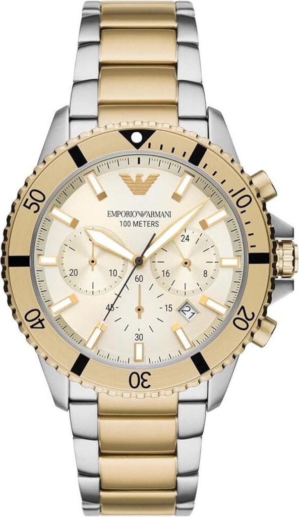 Herrenuhr EMPORIO ARMANI AR11606, goldfarben, sportlich.