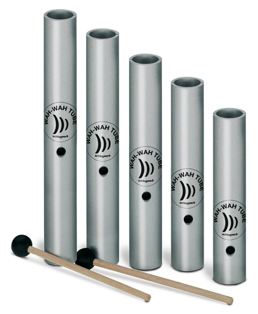 Wah-Wah-Tube WT5 Schlagwerk Set de 5 Pièces en Aluminium Résonant