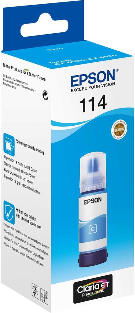 Epson 114 - 70 ml - Ciano - originale - ricarica Immagine del prodotto 