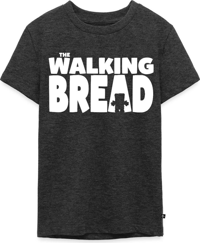Spreadshirt Bernd Das Brot The Walking Bread In Weiß Teenager Premium T-Shirt, 146/152 (10 Jahre), Anthrazit meliert