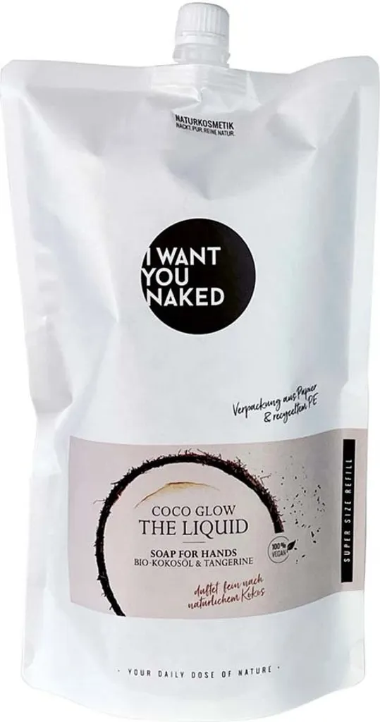 Savon liquide mains recharge 1L Coco Glow à la noix de coco