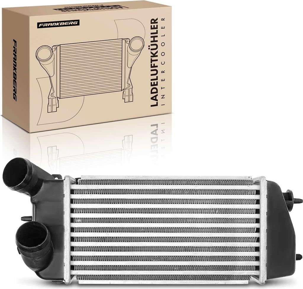 Frankberg 1x Ladeluftkühler Turbokühler für Citroën C2 C3 I Peugeot 1007 1.4L