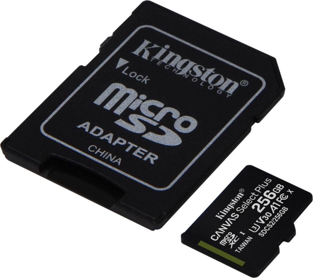 Kingston micSDXC Canvas Select Plus 100R + SD Adapter, Produktbild 4