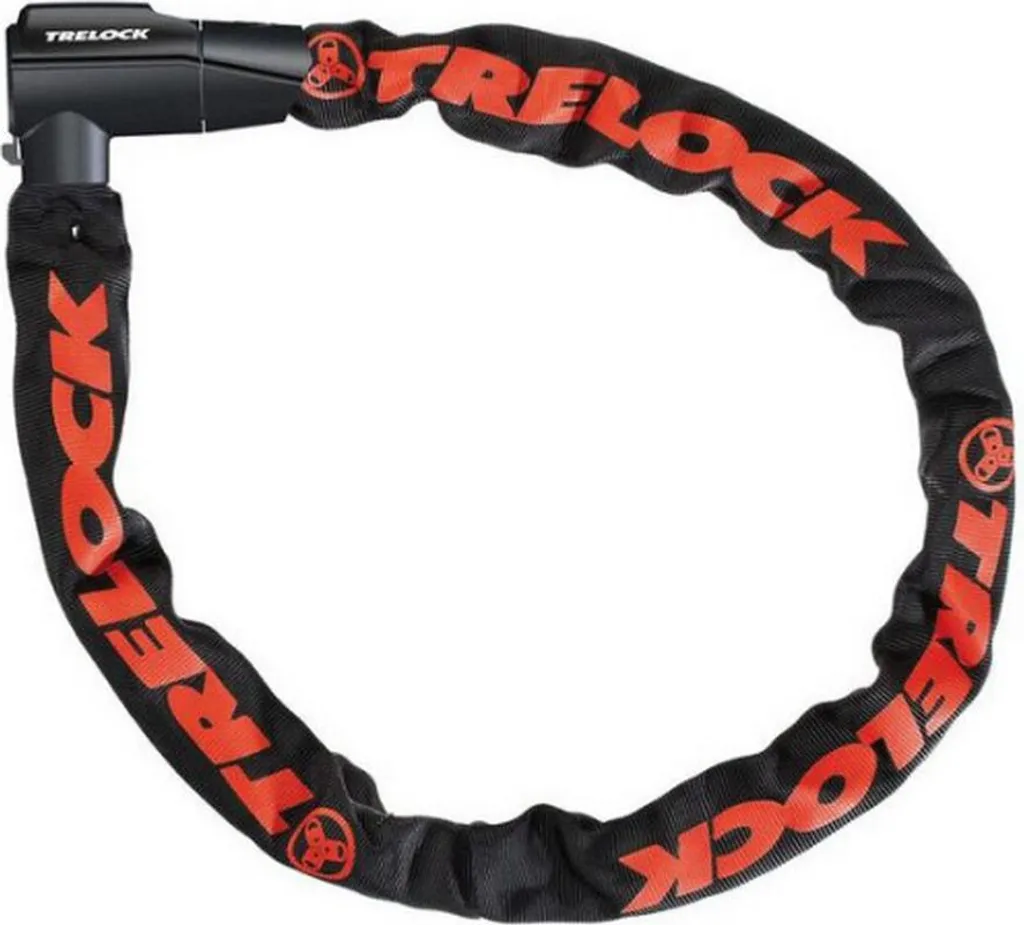 Trelock BC 460 Antivol à Chaîne 110cm 7mm Noir pour Sécurité Vélo