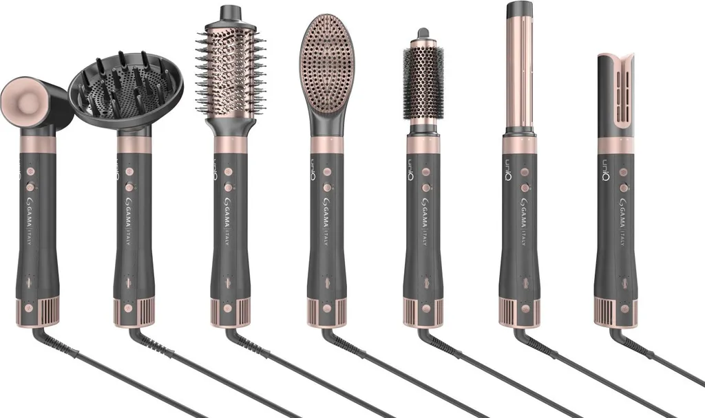 Coiffeur Multistyler GA.MA UniQ Vibrance 1500W idéal pour Brushing Facile