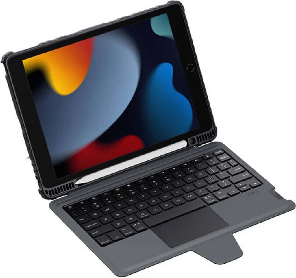 Étui Nillkin avec Clavier pour iPad 10.2 Pouces Noir - Coque de Protection