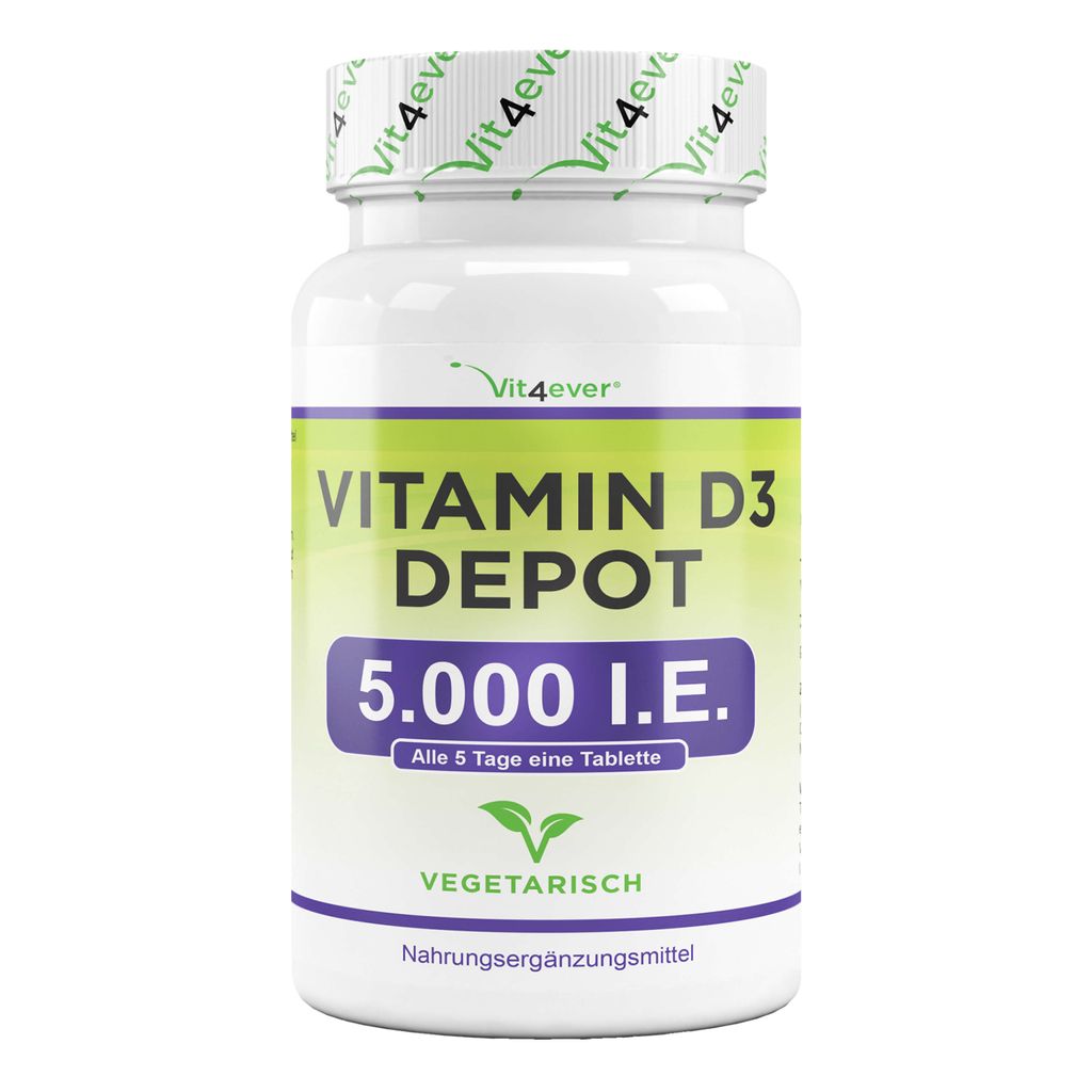 Vitamin D3 Depot 5000 I.E. - 500 Tabletten | Kaufland.de