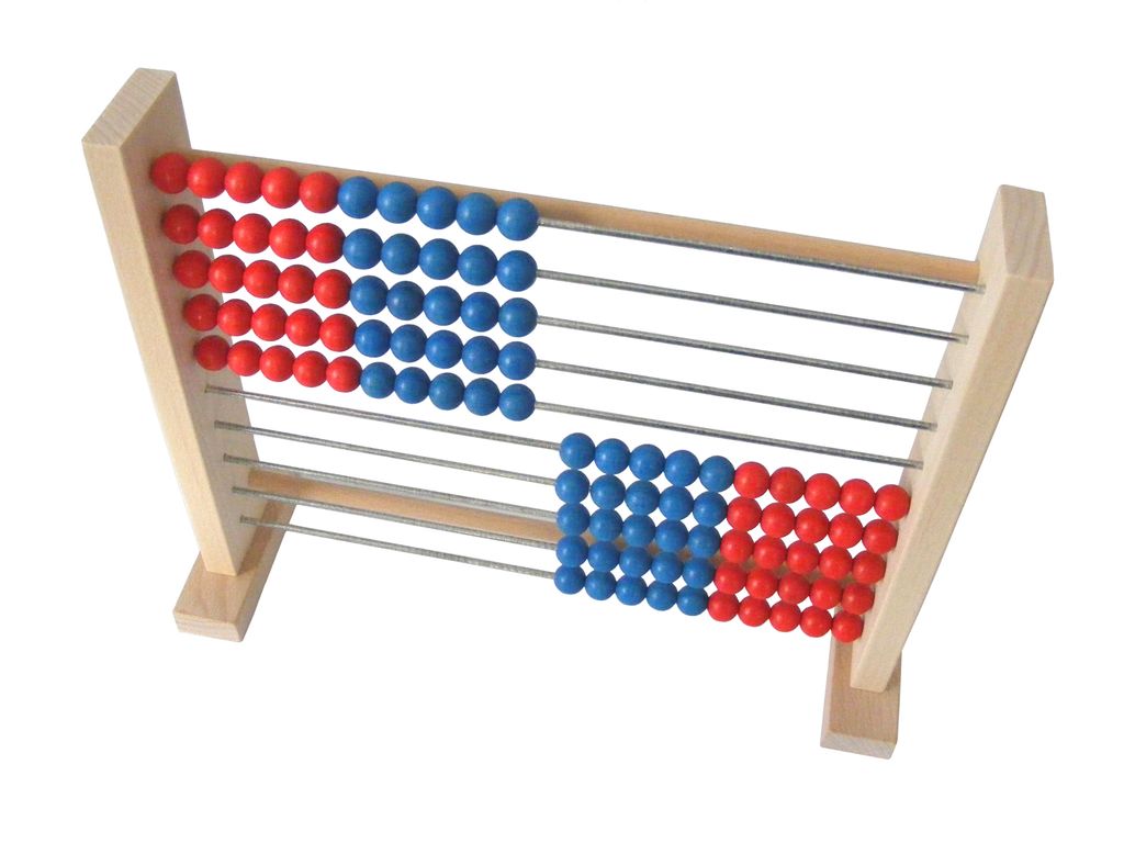 Školský aritmetický rám Abacus s posuvným pravidlom Obrázok produktu 