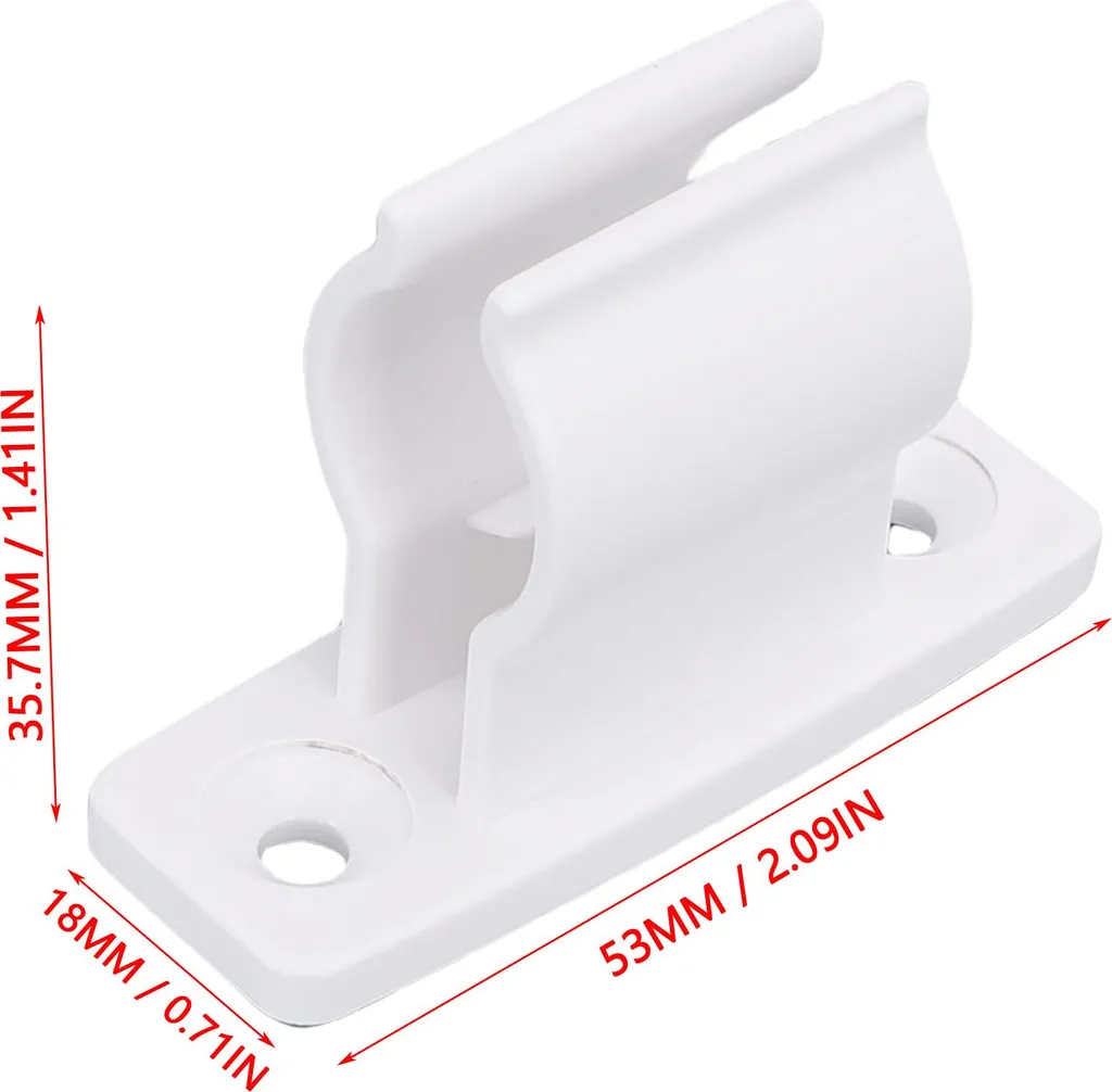 Supporto Manovella Tendalino Camper - 2 Clip Robuste per Roulotte