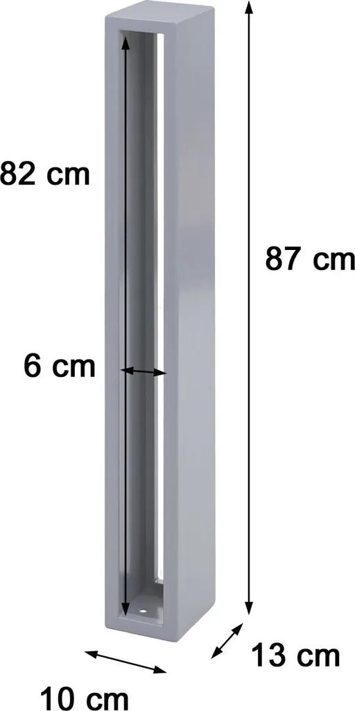 Support vélo extérieur en acier robuste anthracite, arceau de parking - 11
