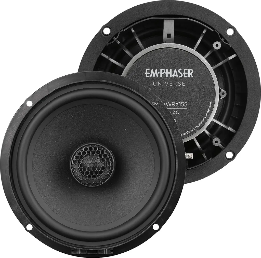 EmPhaser VWRX155 Haut-parleurs Haute Fidélité en Fibre de Verre pour VW