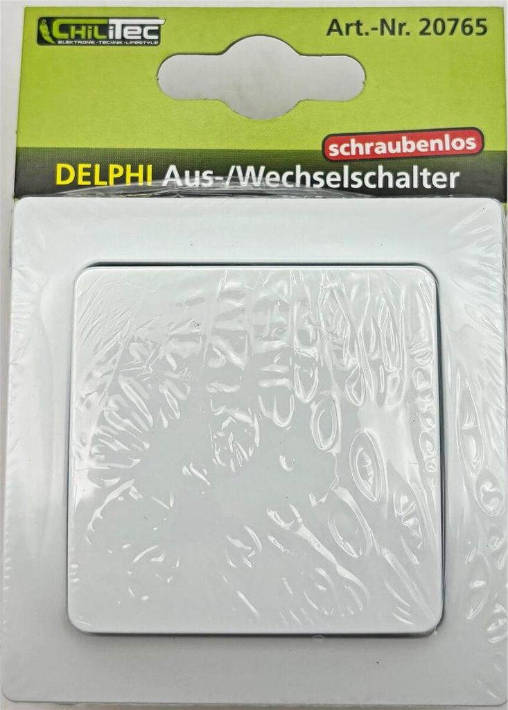 DELPHI Wechsel-Schalter, UP, weiß Produktbild 3