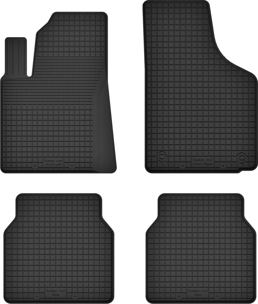 Set di 4 tappetini in gomma universali per: Mercedes Classe Immagine del prodotto 