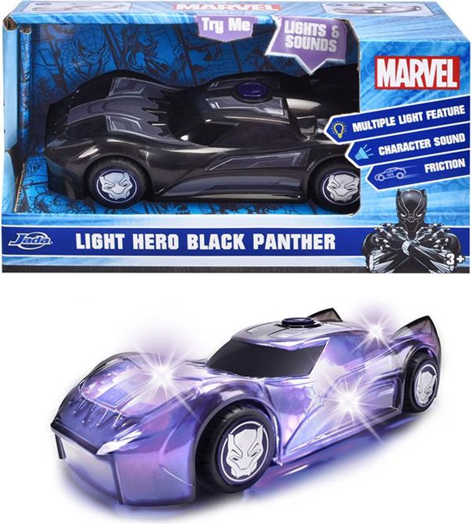 Jada Modellauto Light Hero Marvel Black Panther Licht & Sound 1:32 203222004