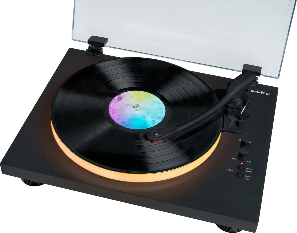Gramophone Bluetooth avec Enceintes Intégrées Bigben PARTYBTTDLIGHT - 4