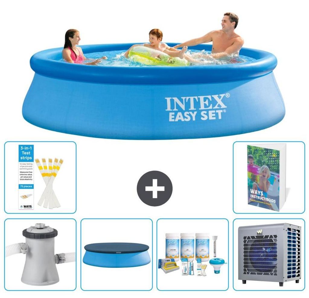 Easy Set Pool Rund - 305x76 cm - 7-teilig S264