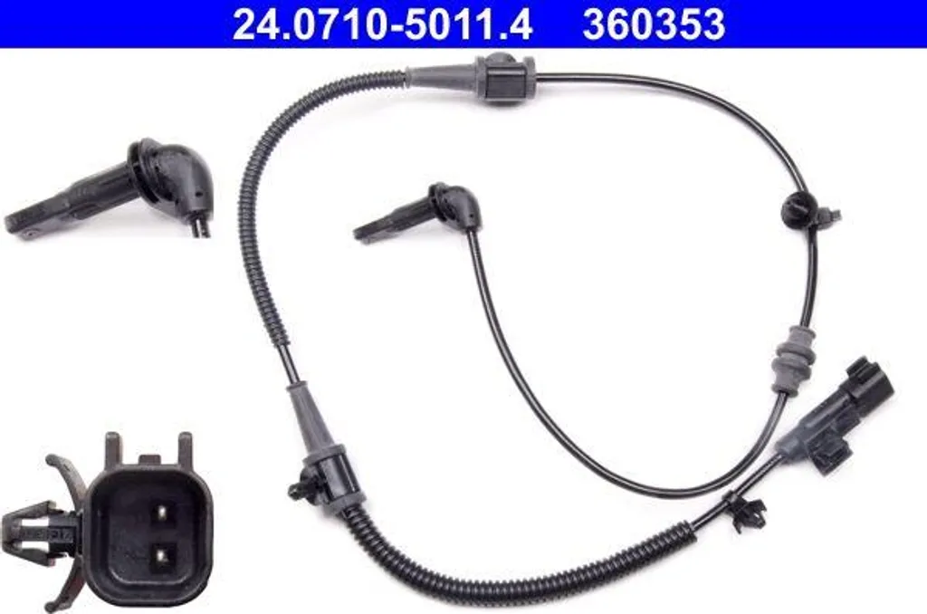 Capteur ABS ATE pour Opel Insignia - Capteur de vitesse roue OE 1247195